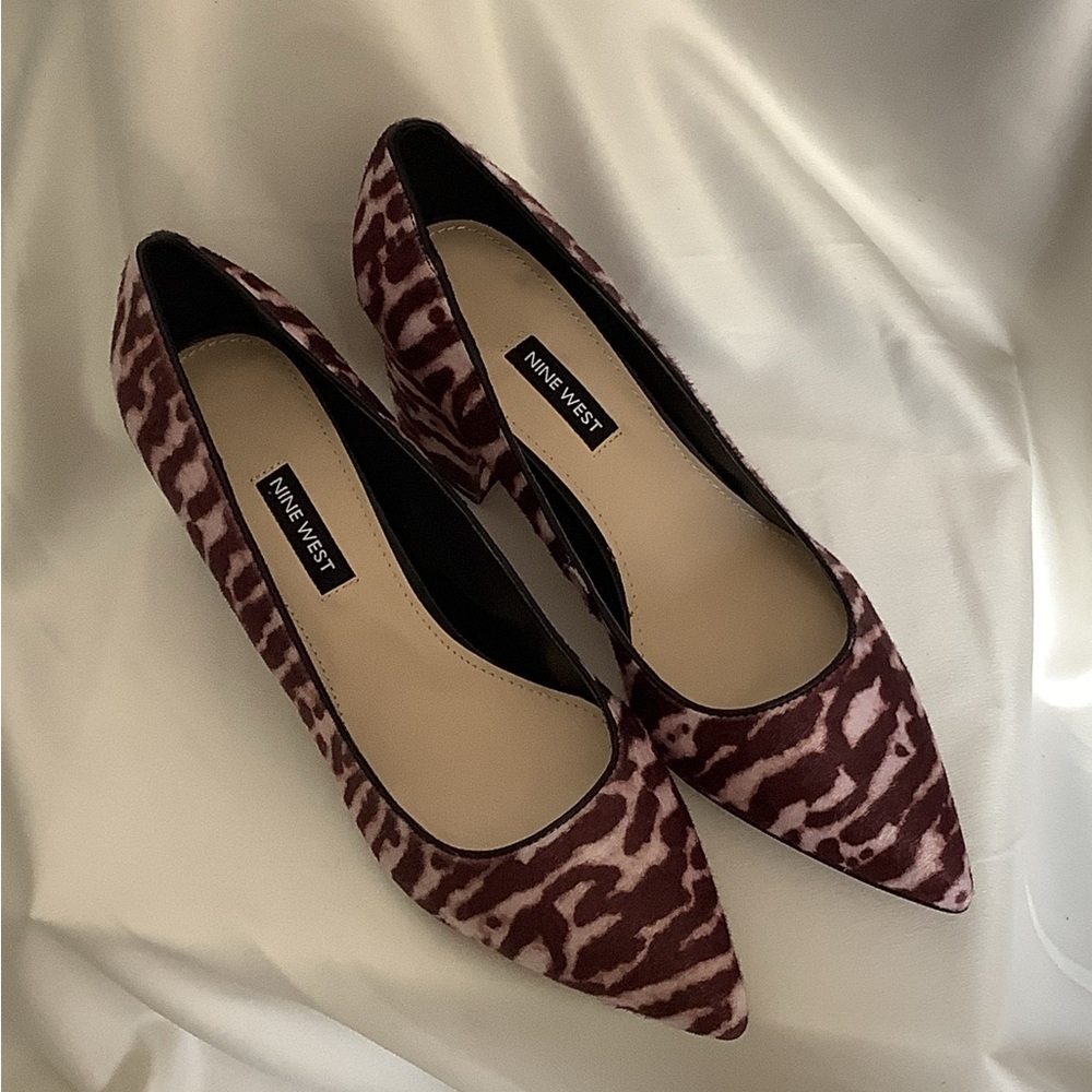 Nine West Brown Heels with Elegant Pointed Toe